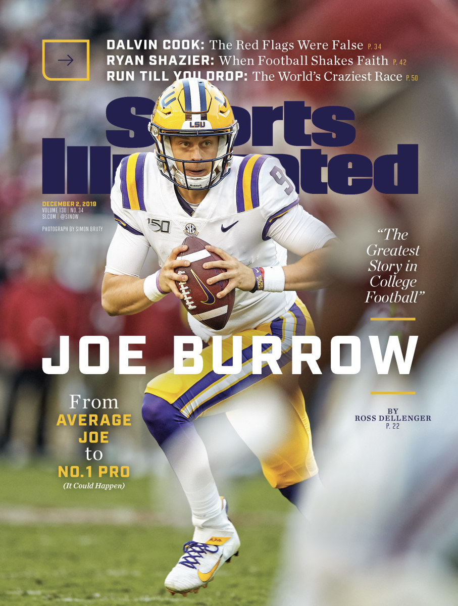 Joe Burrow LSU Sports Illustrated Cover